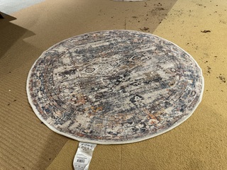 Karpet, meerkleurig, doorsnee 120 cm